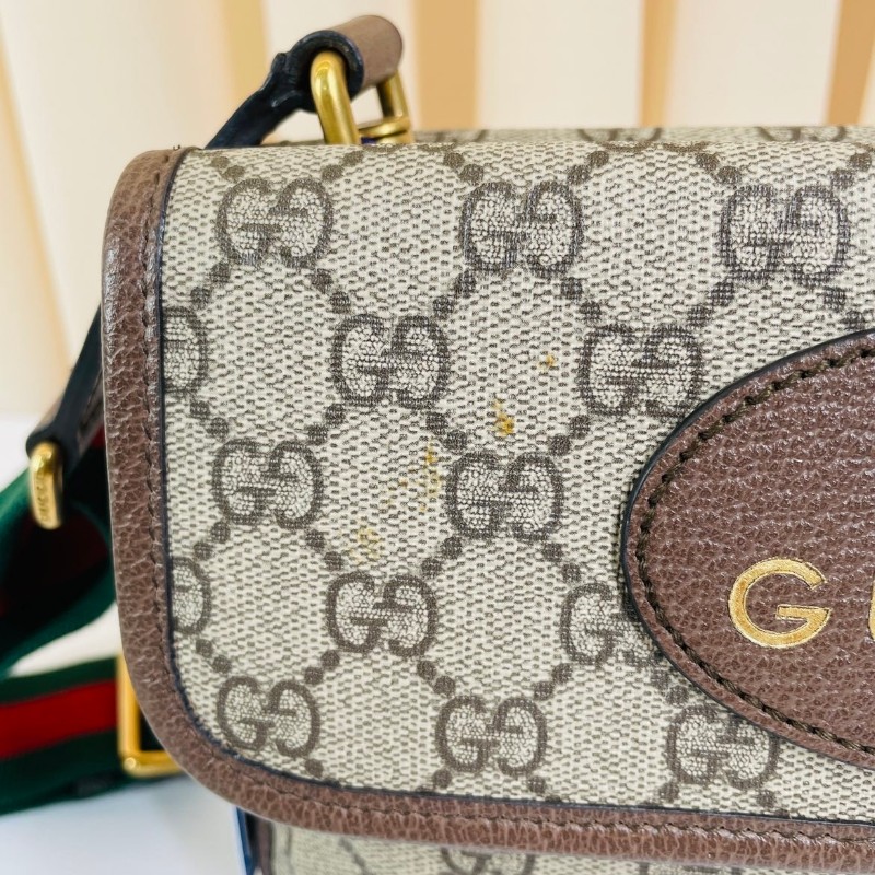 專櫃價3折！Gucci古馳  經典老花雙面虎頭包 小號 適合做腰包或斜挎包 時尚又耐看-7