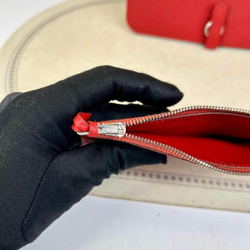 愛馬仕 T刻 Hermes愛馬仕 DogonDuo子母錢包 皮質柔軟細膩 上手氣質顯白 百搭不挑人-25