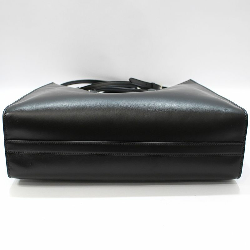 【包稅】PRADA 1BA332 黑色柔軟小牛皮三角形標誌單肩斜背包-4