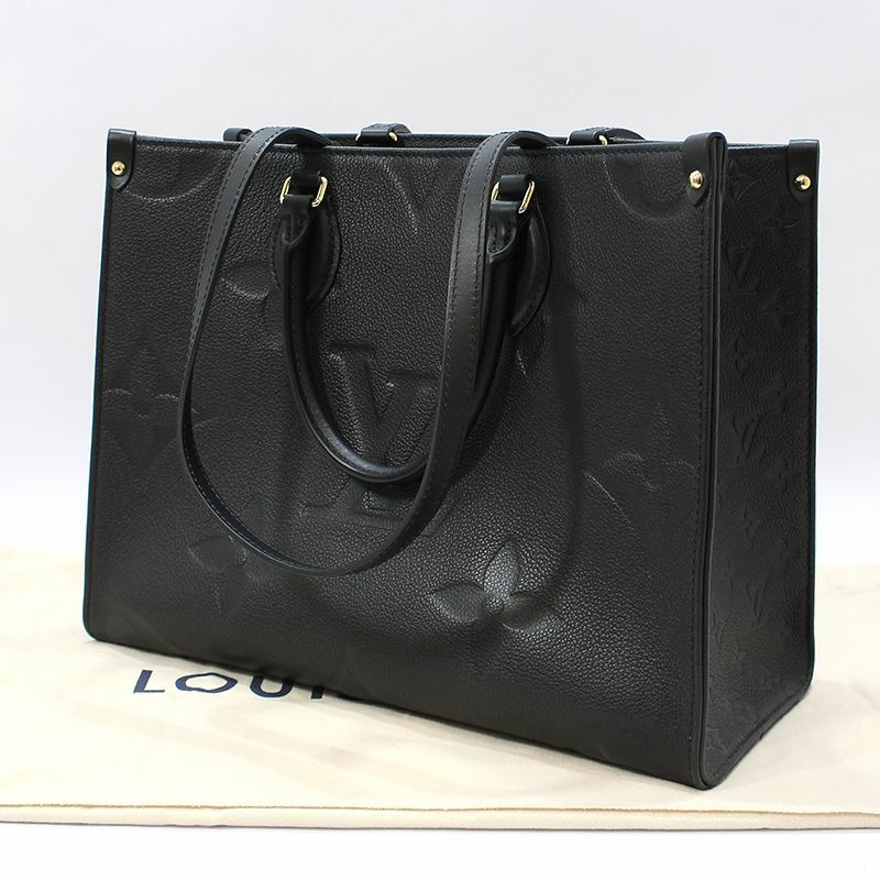【包稅】LOUIS VUITTON Monogram Empreinte OnTheGo MM 單肩包 M45595-1