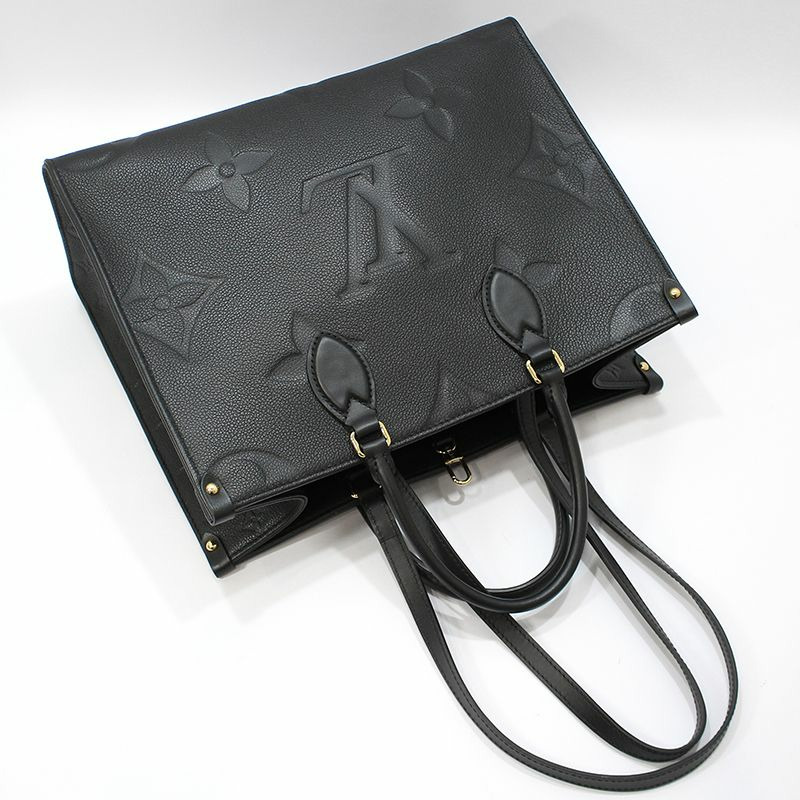 【包稅】LOUIS VUITTON Monogram Empreinte OnTheGo MM 單肩包 M45595-2