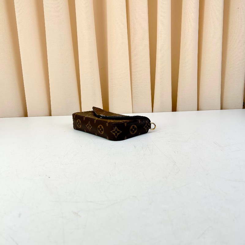 LV路易威登 felicie 新款三合一 老花綠色肩帶 芯片款 顏色氣質顯白 經典款-9