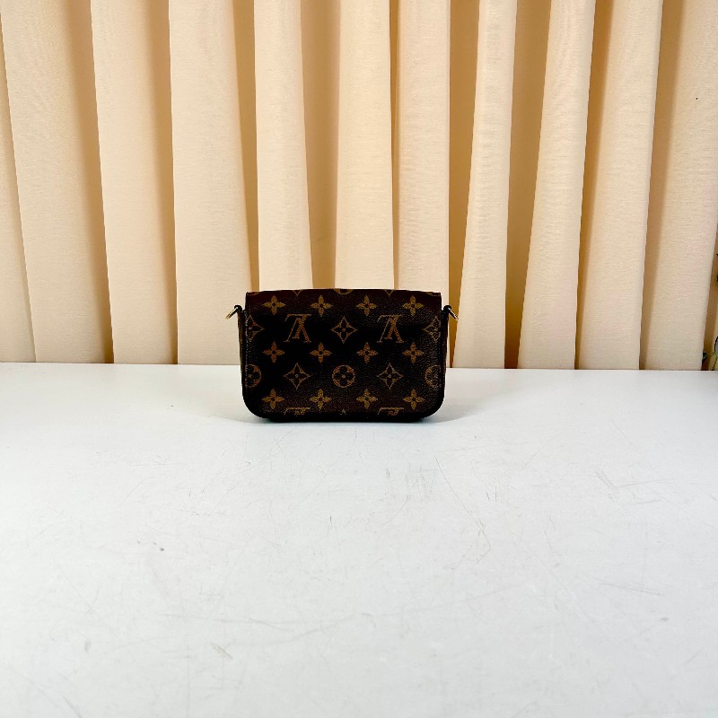 LV路易威登 felicie 新款三合一 老花綠色肩帶 芯片款 顏色氣質顯白 經典款-10