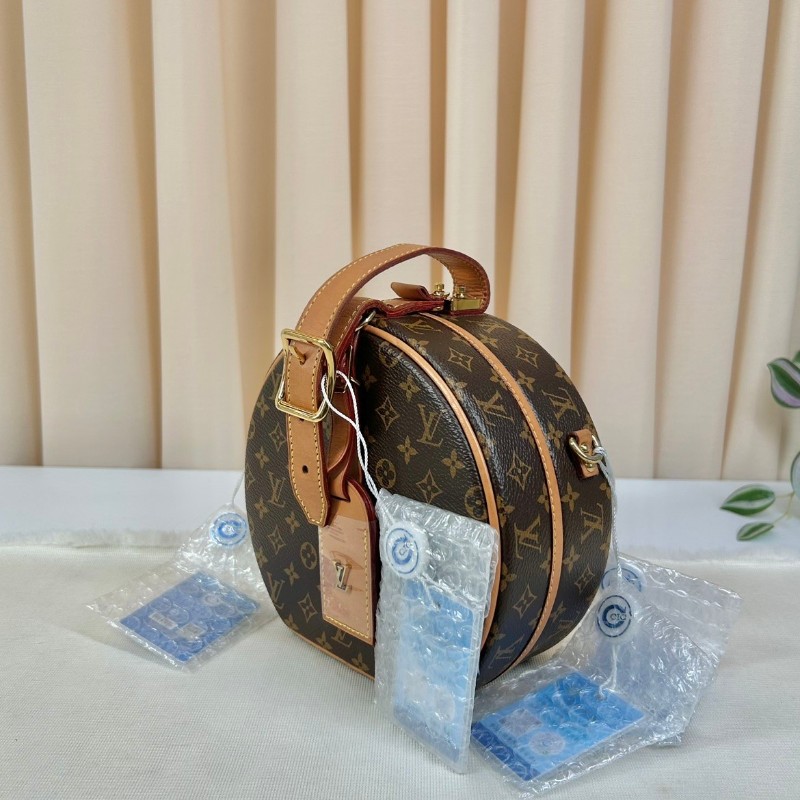 LV路易威登硬圓餅中號老花  經典老花配色 單肩斜挎都可以 日常通勤 出門凹造型都很百搭-3