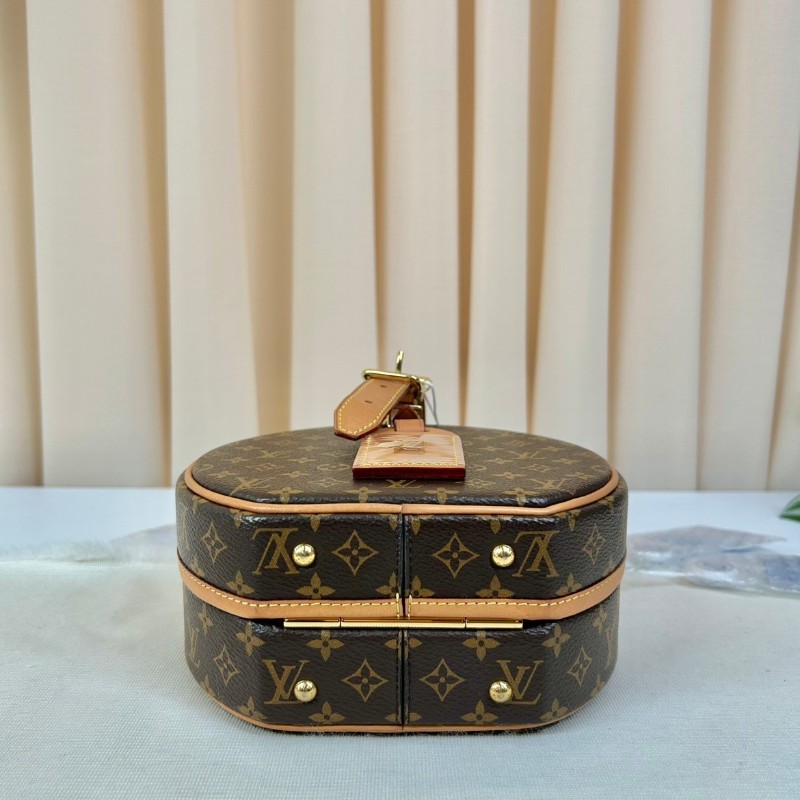 LV路易威登硬圓餅中號老花  經典老花配色 單肩斜挎都可以 日常通勤 出門凹造型都很百搭-4