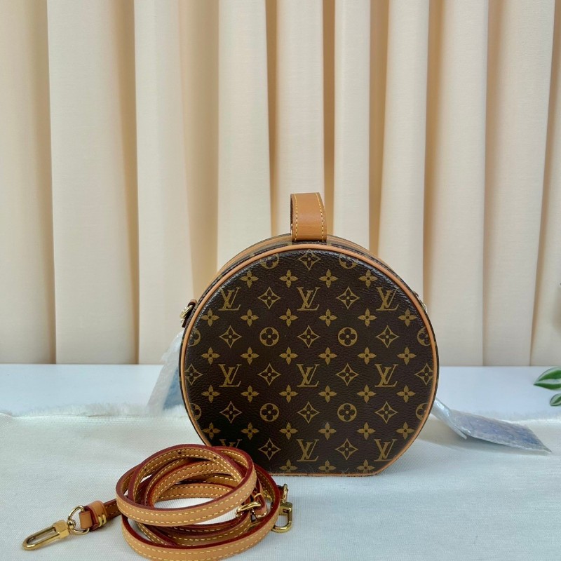 LV路易威登硬圓餅中號老花  經典老花配色 單肩斜挎都可以 日常通勤 出門凹造型都很百搭-9