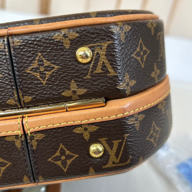 LV路易威登硬圓餅中號老花  經典老花配色 單肩斜挎都可以 日常通勤 出門凹造型都很百搭-14