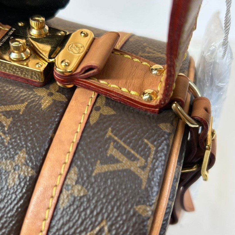 LV路易威登硬圓餅中號老花  經典老花配色 單肩斜挎都可以 日常通勤 出門凹造型都很百搭-23