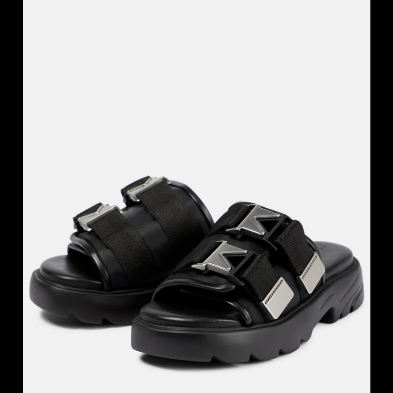 Bottega Veneta Flash 黑色厚底涼鞋 男款 41碼 BV鞋-0