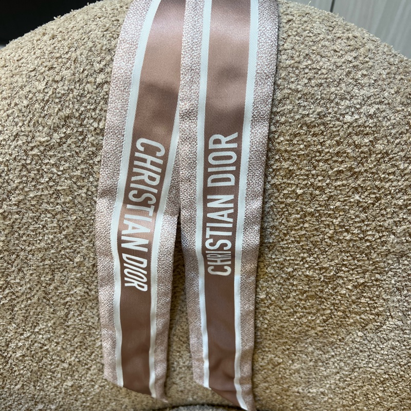 DIOR經典粉色logo 絲巾-2