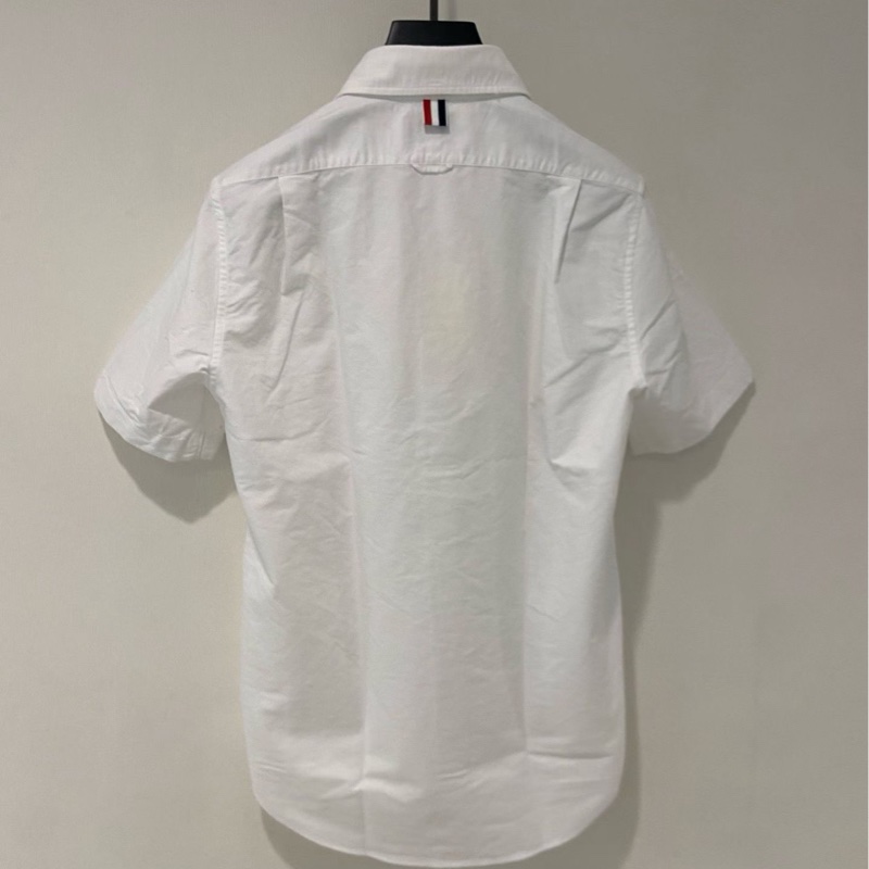 Thom Browne 男款 牛津布 短袖襯衫 #1 2 3 4-1