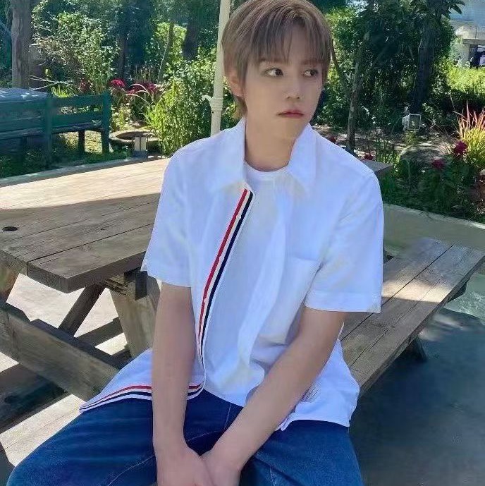 Thom Browne 男款 牛津布 短袖襯衫 #1 2 3 4-3