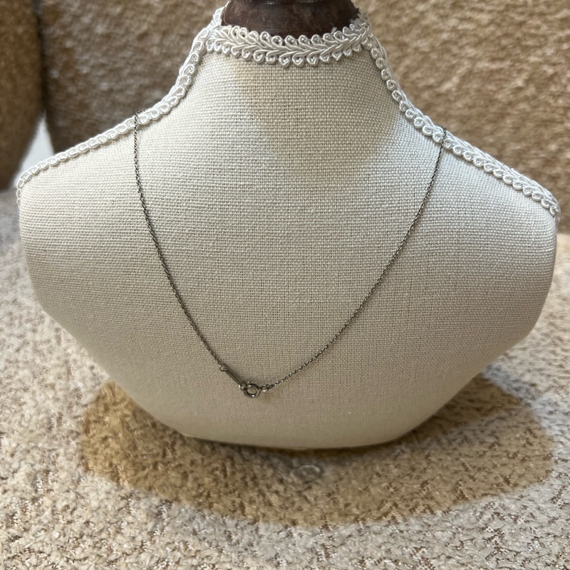 Tifffany &Co雙色愛心銀項鍊-2