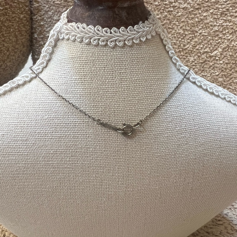 Tifffany &Co雙色愛心銀項鍊-4