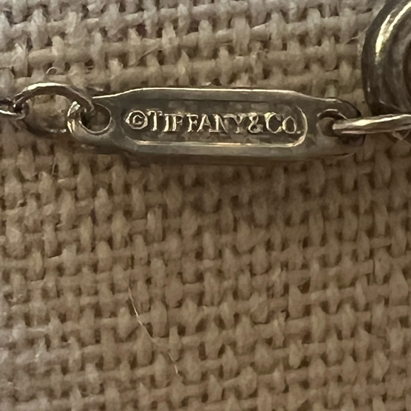 Tifffany &Co雙色愛心銀項鍊-13