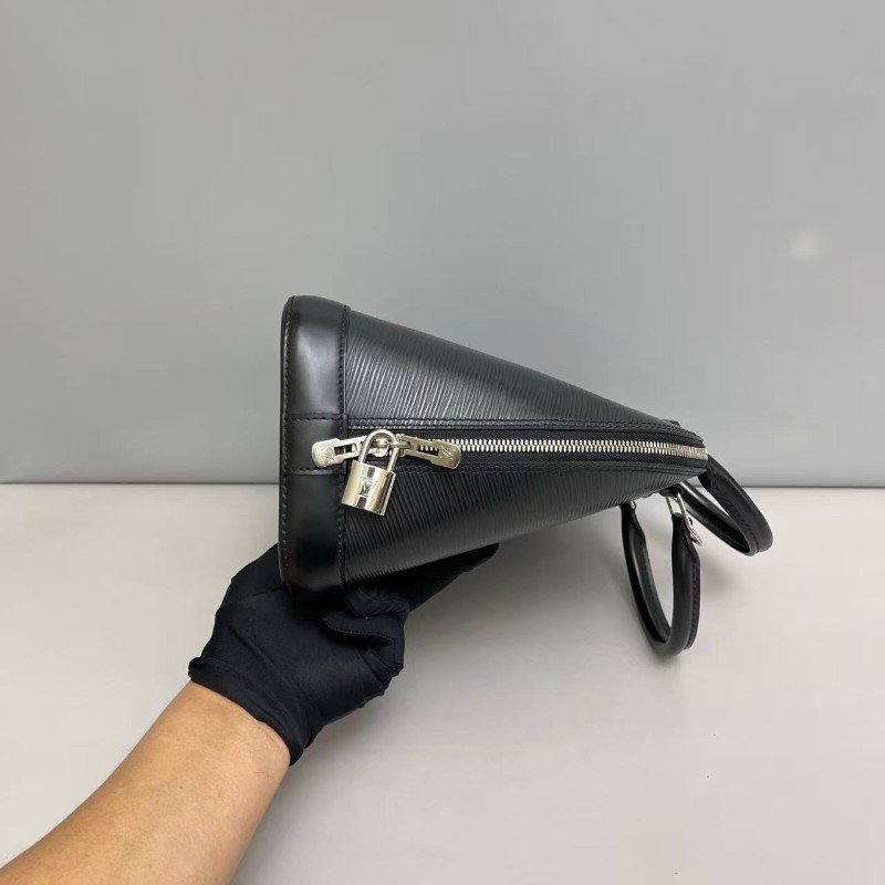 LV路易威登Alma小號黑色水波纹貝殼包-2