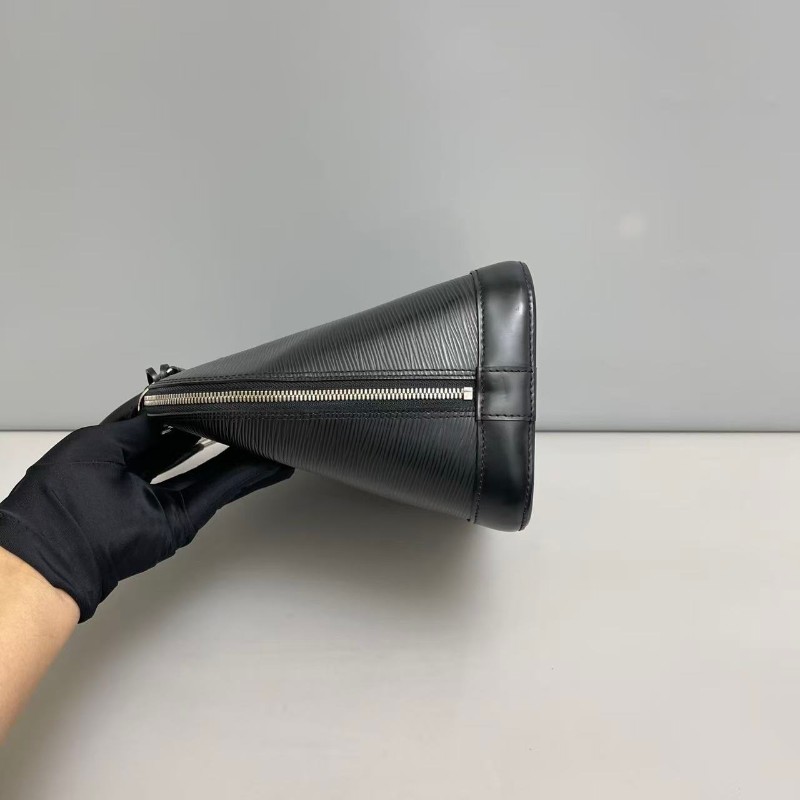 LV路易威登Alma小號黑色水波纹貝殼包-3