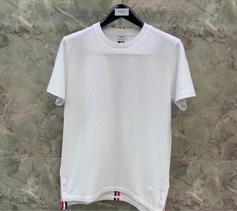 Thom Browne 男款 短袖tee #1 2 3 4 海軍藍/白色-2