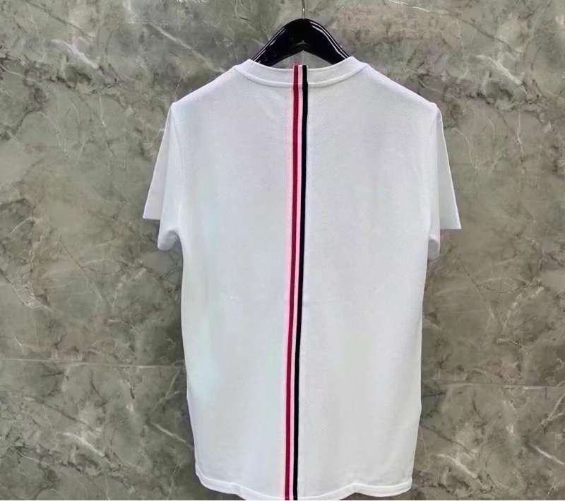 Thom Browne 男款 短袖tee #1 2 3 4 海軍藍/白色-3