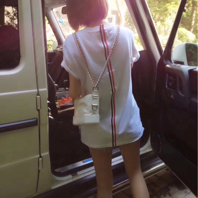 Thom Browne 男款 短袖tee #1 2 3 4 海軍藍/白色-5