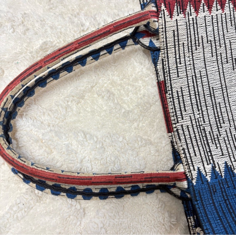 【風格獨特✨95%新】Dior 法國國旗Book Tote｜托特包｜手提購物袋-7