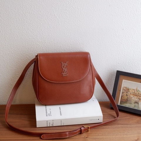 YSL外縫線Logo馬鞍包