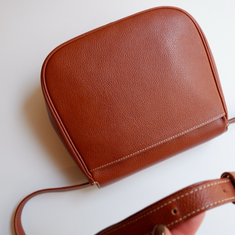 YSL外縫線Logo馬鞍包-4