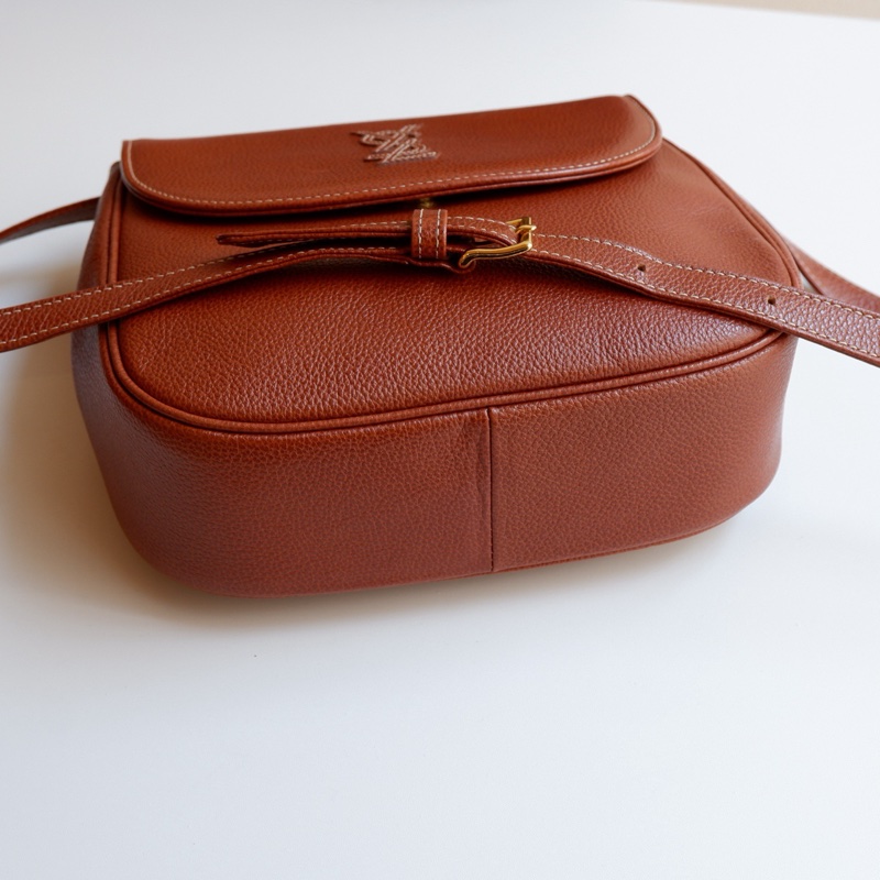 YSL外縫線Logo馬鞍包-5