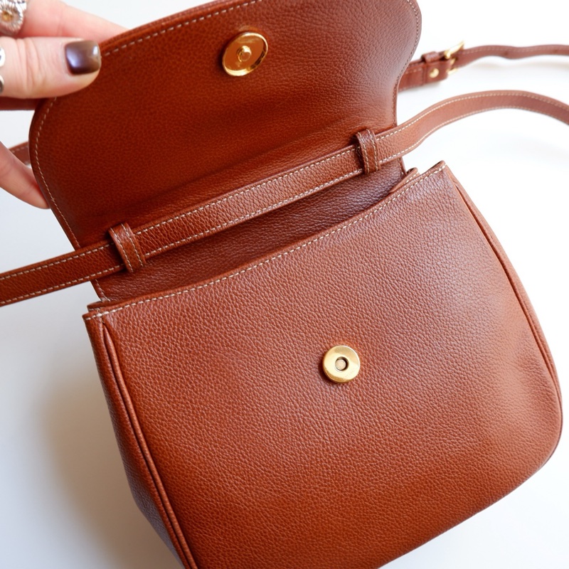 YSL外縫線Logo馬鞍包-7