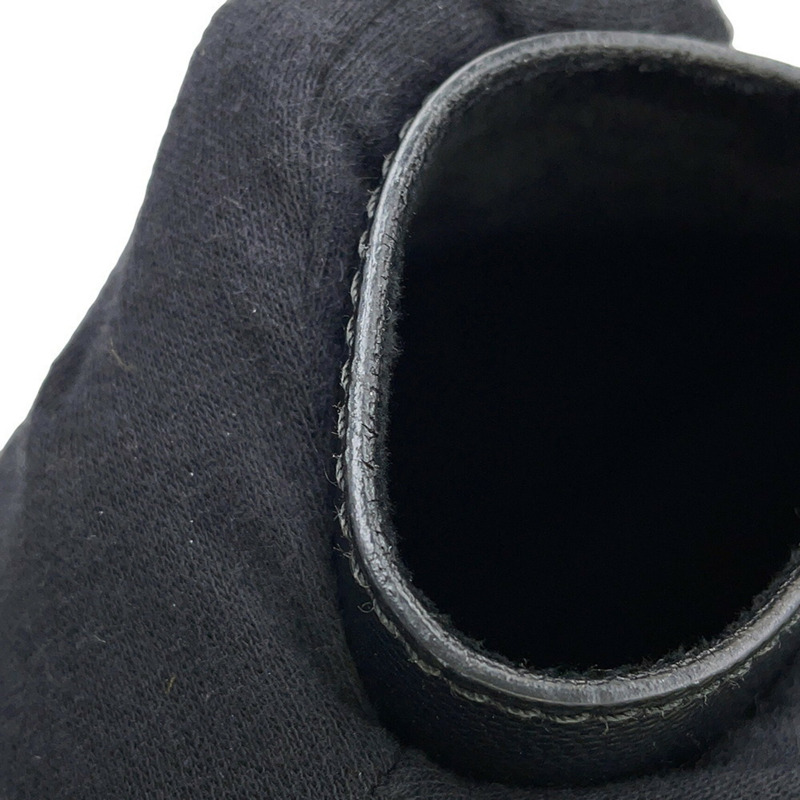 香奈兒 Deauville 手提包，飾有 Coco 標誌和鉚釘，A57069，兩用，黑色-8