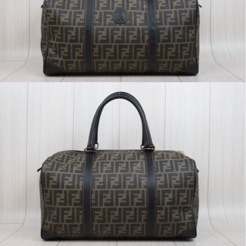 「JL精品代購」9新 FENDI 波士頓40 手提包-3