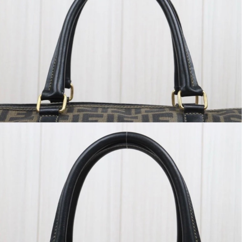 「JL精品代購」9新 FENDI 波士頓40 手提包-5