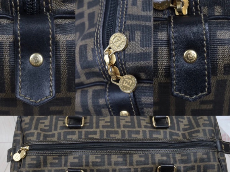 「JL精品代購」9新 FENDI 波士頓40 手提包-9