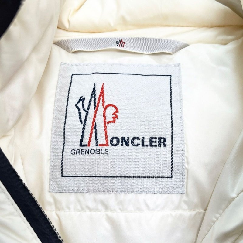 Moncler Grenoble系列天藍色短款修身 連帽羽絨服外套3碼 胸圍104衣長60 99新配件塵袋衣架-3