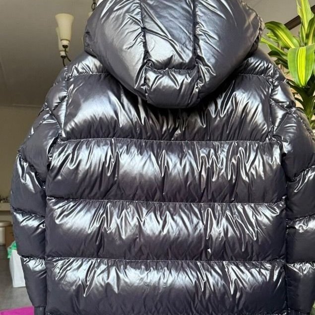 Moncler Hanoverian 黑色長款男款羽絨外套2碼 肩寬48.5cm衣長106cm胸圍61.5cm 99新配件塵袋衣架-3