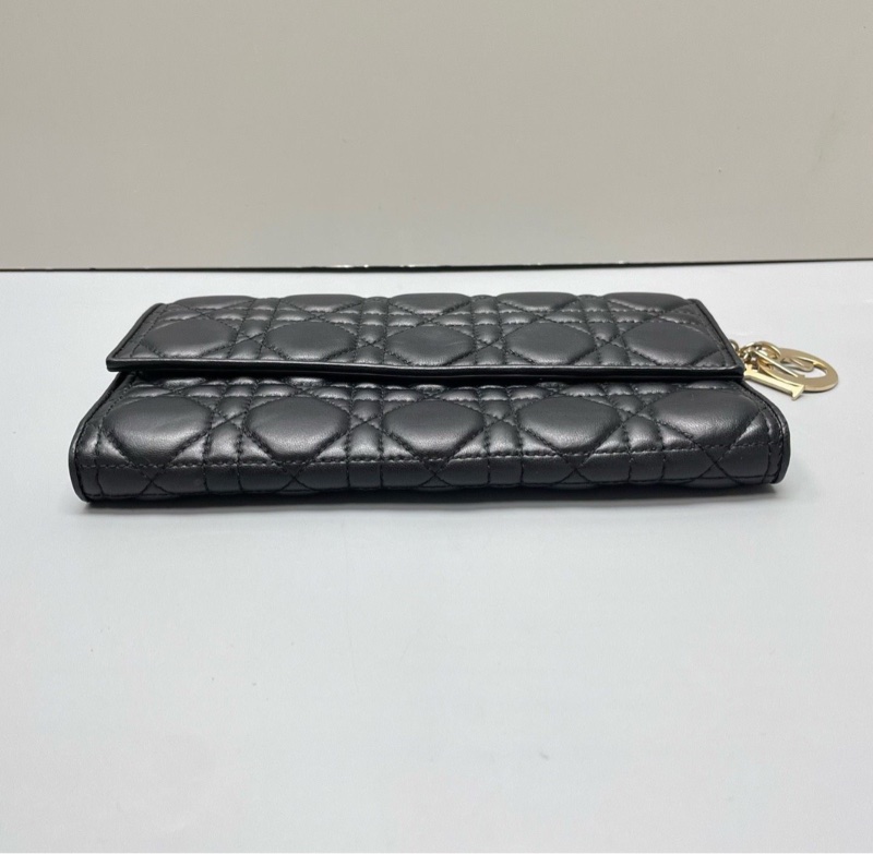 【95新✨全平台最便宜】Dior 迪奧黑色羊皮鏈條woc-3