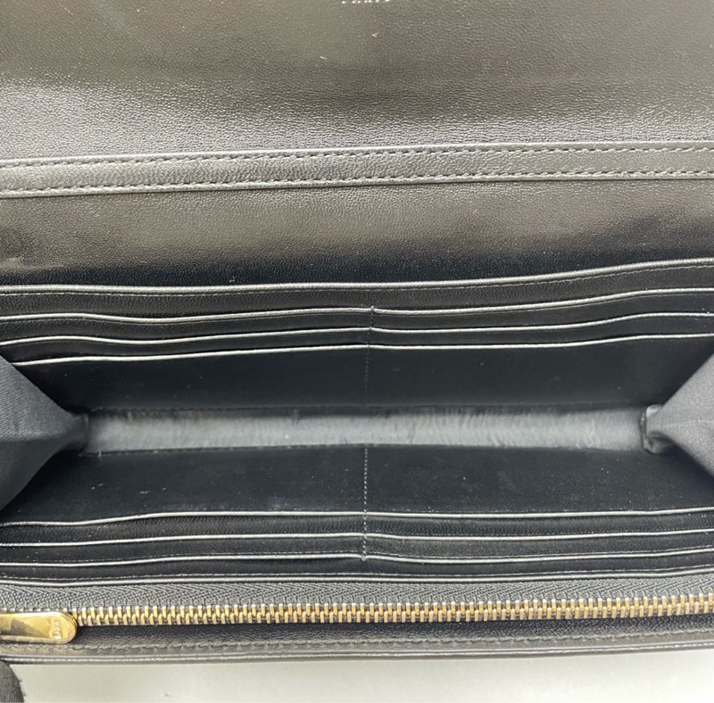 【95新✨全平台最便宜】Dior 迪奧黑色羊皮鏈條woc-9