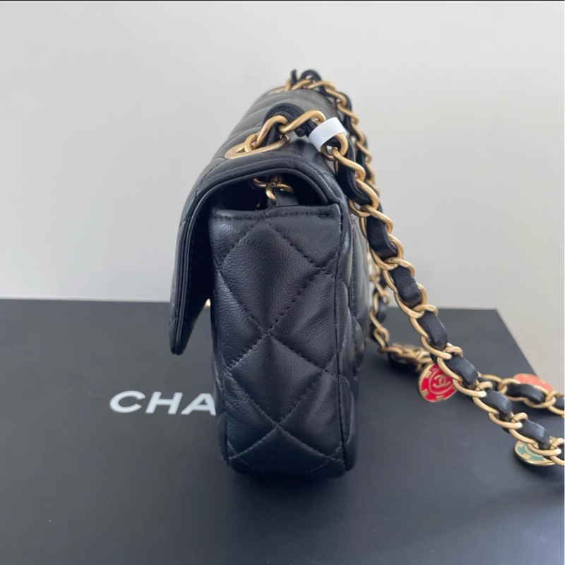 【99%新 Chanel高定秀場同款老佛爺力作✨ 全網最低價！】Chanel 黑金方胖子 23C 籌碼特別款 超級稀有保值珍藏-1