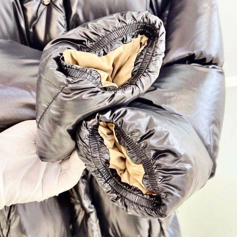 Moncler 24年新款Parnaiba長款黑金羽絨外套3碼胸圍120肩寬52衣長130 98新配件塵袋衣架-2