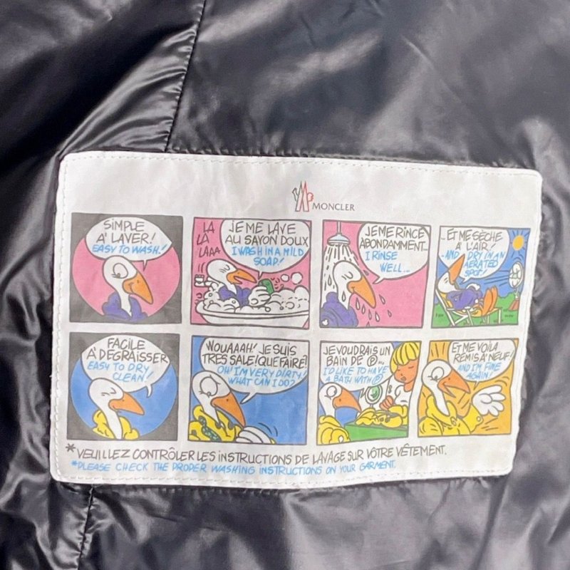 Moncler 黑色sirli女款收腰羽絨外套2碼 胸圍106衣長92肩寬47 98新配件塵袋衣架-2