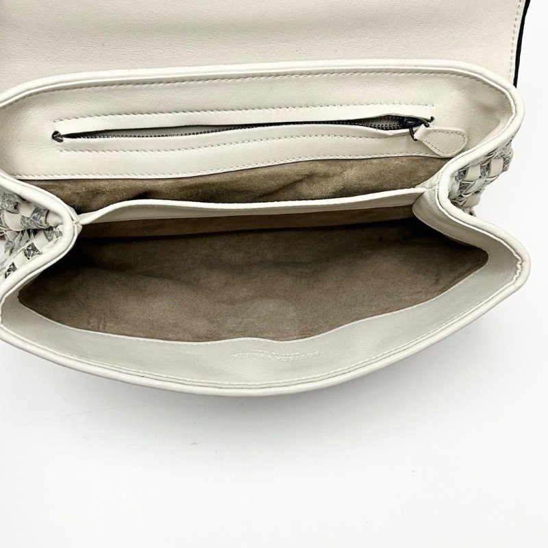 BV 皮革水蛇皮肩背斜背包25*14*10.5 98新配件塵袋鏡子-5