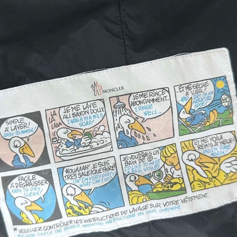 Moncler Jasminum灰色徽標貼飾羽絨外套0碼 99新配件塵袋衣架-4