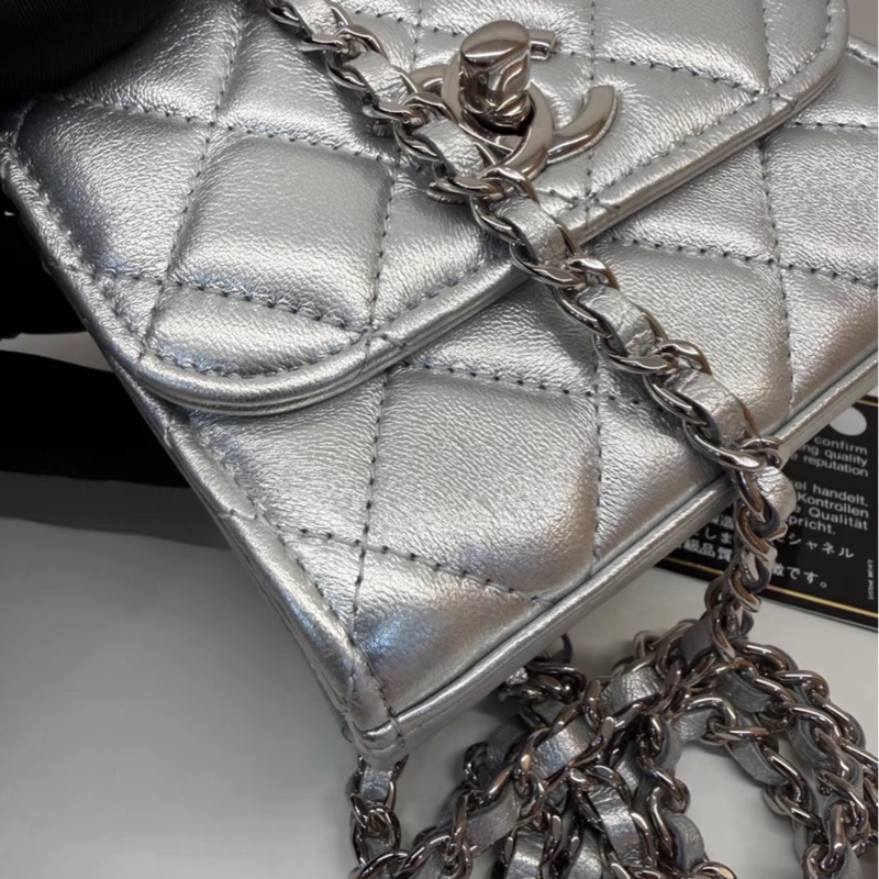 【92%新 到手不降價反爾漲價的炒賣款✨ 全網最低價！】Chanel 銀色 23C Trendy CC特別款 超級稀有保值款-6