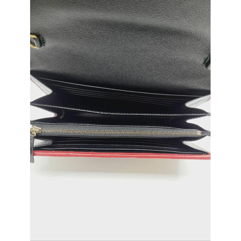 【包稅】GUCCI GG Marmont 多色條紋鏈條單肩包-4