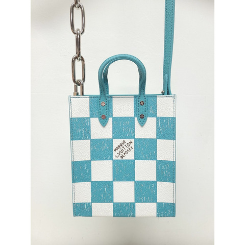 【包稅】LOUIS VUITTON Virgil Abloh Damier Sac Plat 手提斜背包