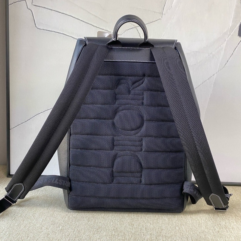 Dior Saddle系列馬鞍後背包黑銀白色縫線牛皮27*41*11  99新配件盒子塵袋-5