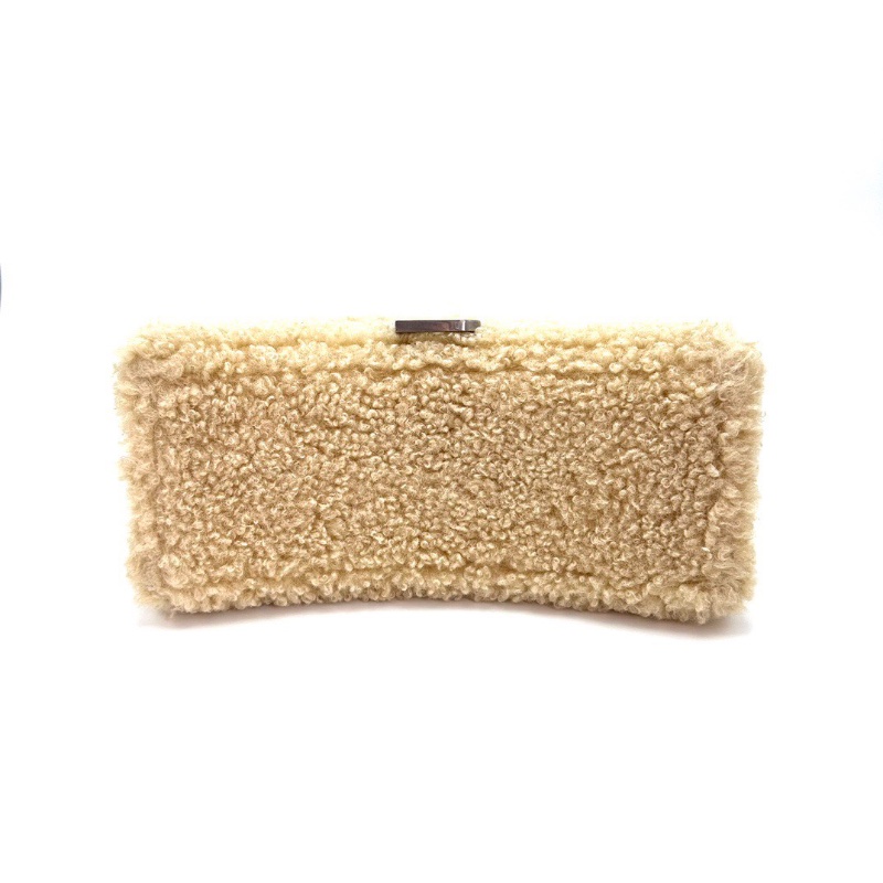 BALENCIAGA Hourglass系列毛絨肩背斜背包沙漏包24*16*11 98新配件塵袋-4