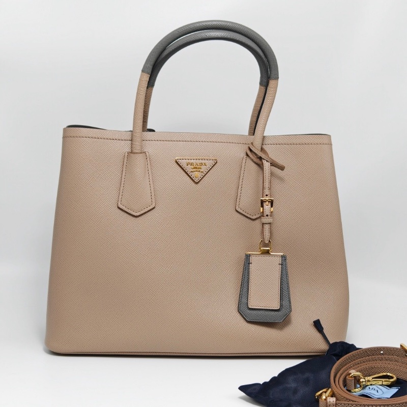 PRADA 金扣殺手手提肩背包34*25*15 99新配件塵袋-1