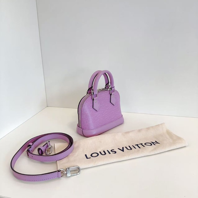 LV 新款alma nano 薰衣草迷你mini小貝殼17.5*8.5*12 98新配件塵袋-3