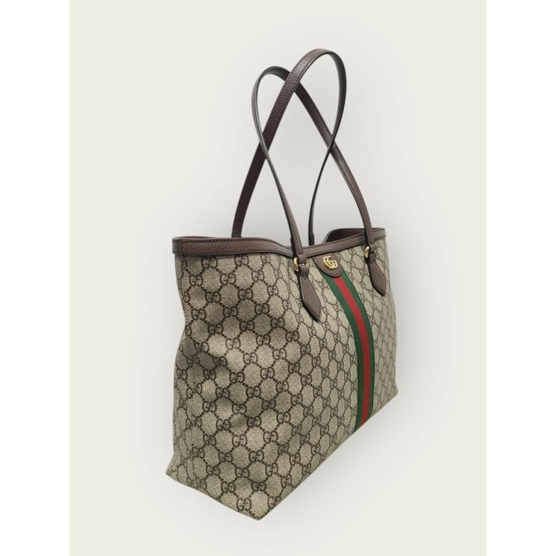 【包稅】GUCCI GG Supreme Ophidia Web 購物手提袋（中）-2